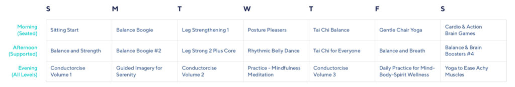 Assisted Living Calendar